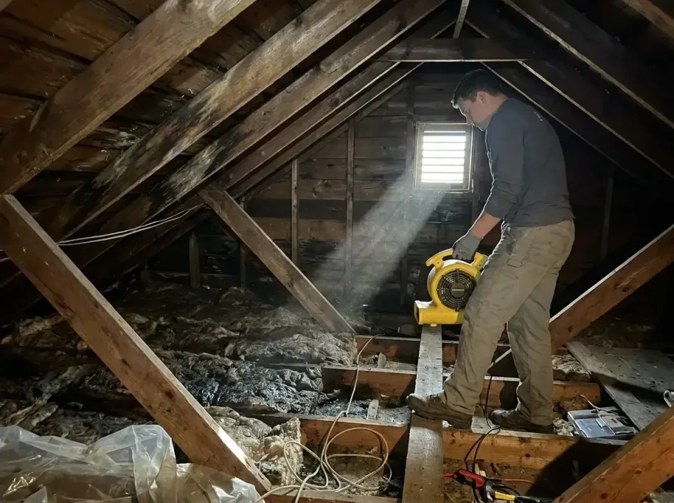attic-water-damage-drying-proc-007 — frequently asked questions, Emergency Water Extraction & 24/7 Flood Response in Shark R…